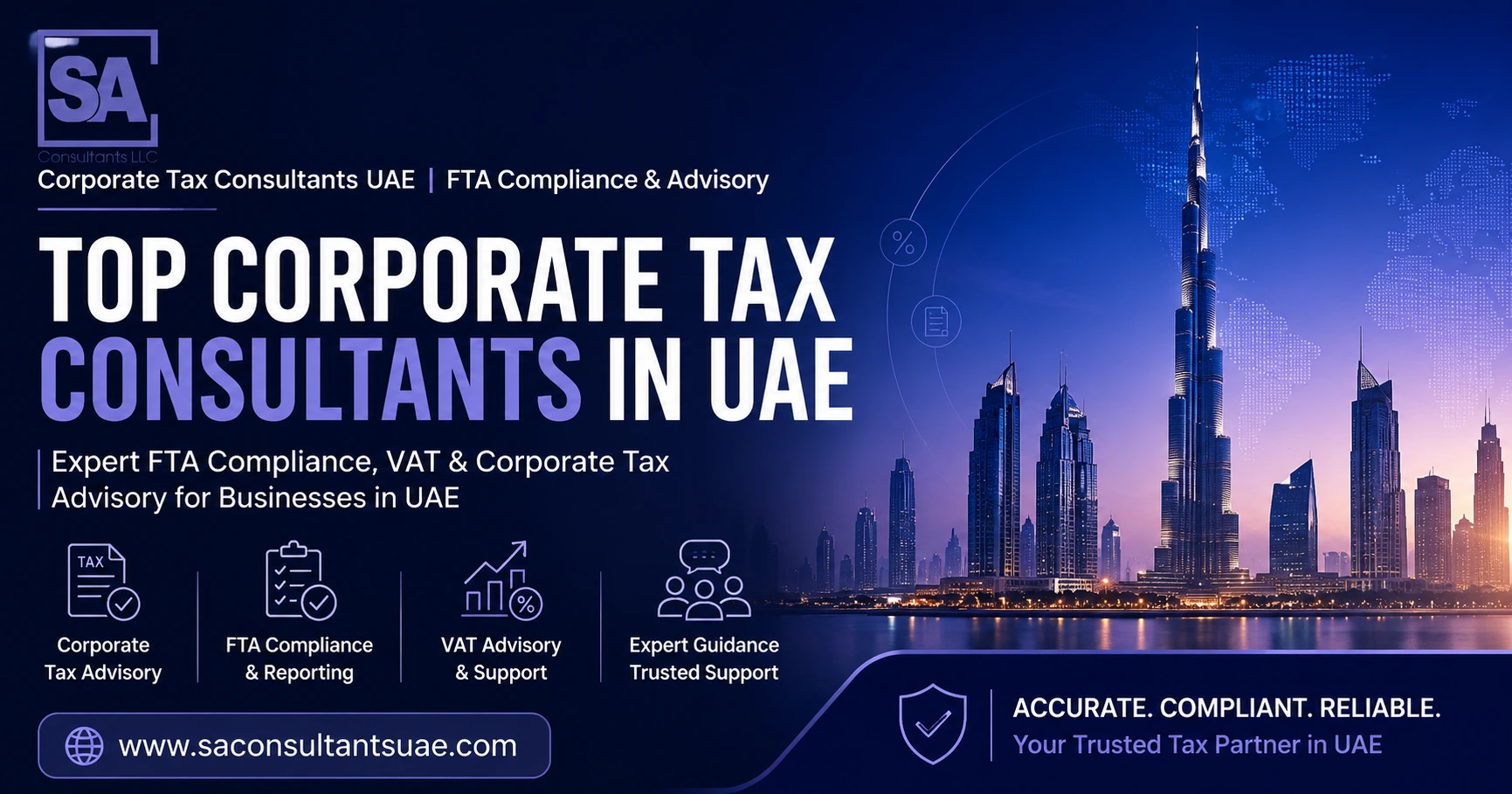 Top rated corporate tax consultants uae 2026 offering expert tax planning, compliance, VAT advisory, and business optimization services.