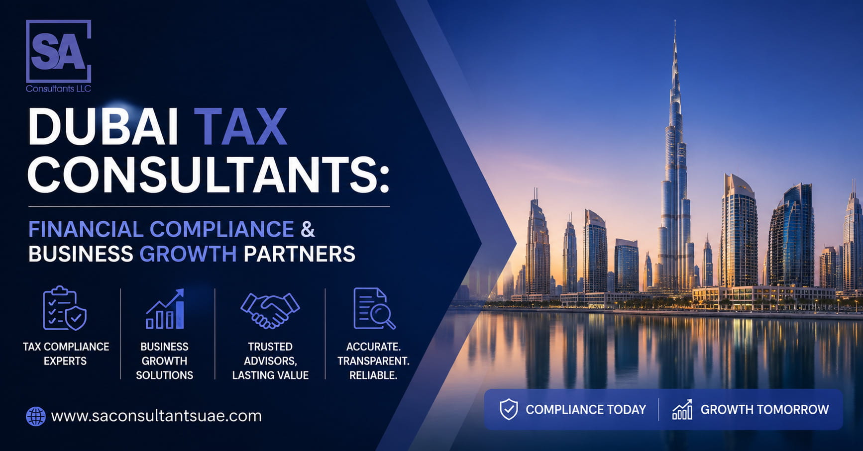 Dubai Tax Consultants providing financial compliance, VAT, corporate tax, bookkeeping, and expert business advisory for sustainable growth.