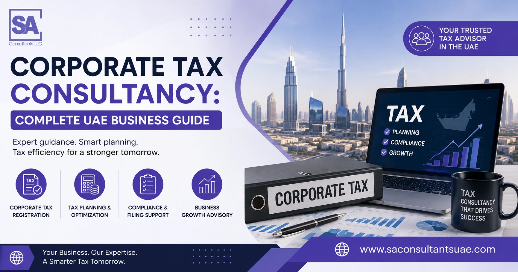 Corporate Tax Consultancy: Complete UAE Business Guide covering registration, compliance, tax planning, filing, and expert advice for UAE companies.