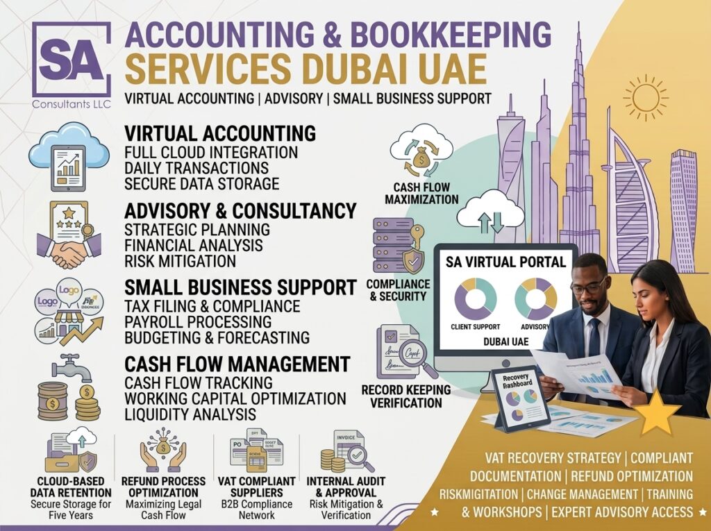 Accounting and Bookkeeping Services in Dubai UAE: Virtual Accounting, Advisory and Small Business Support