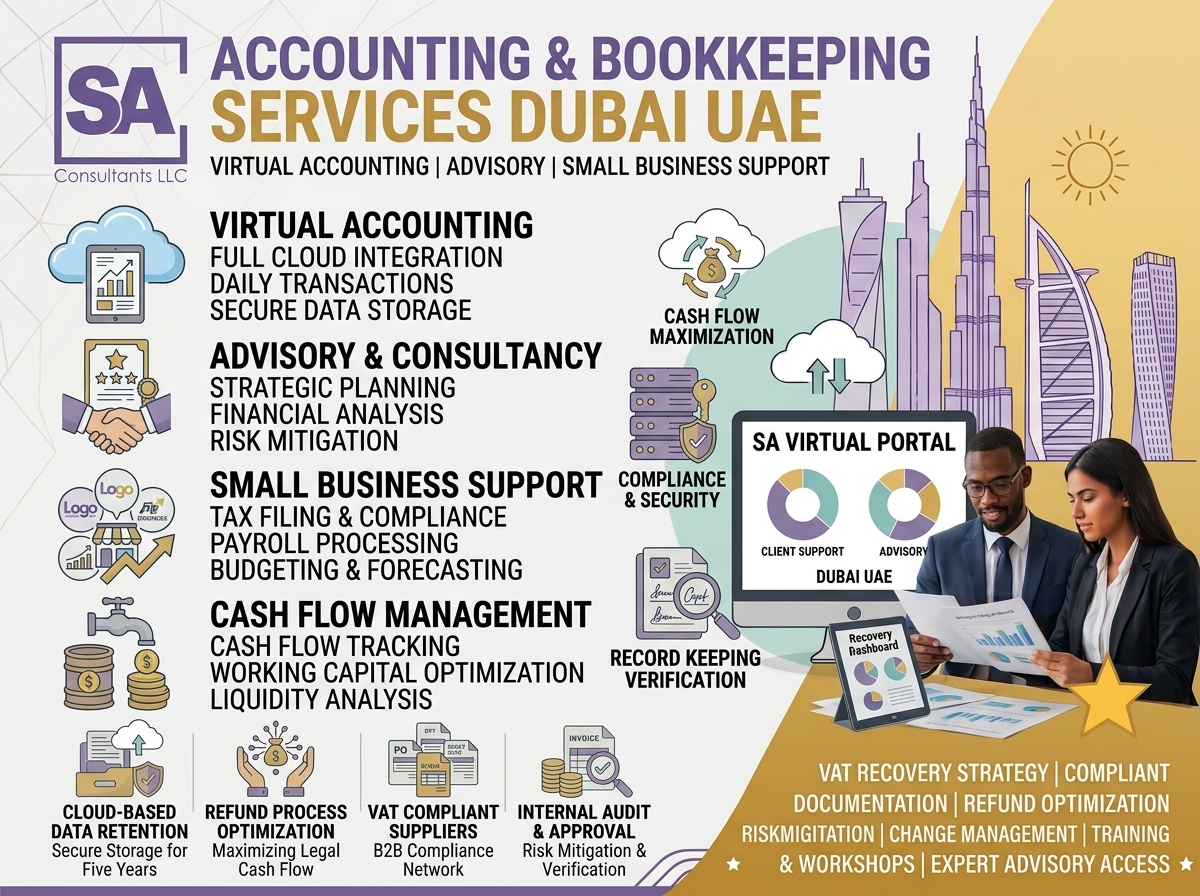 Accounting and Bookkeeping Services in Dubai UAE: Virtual Accounting, Advisory and Small Business Support