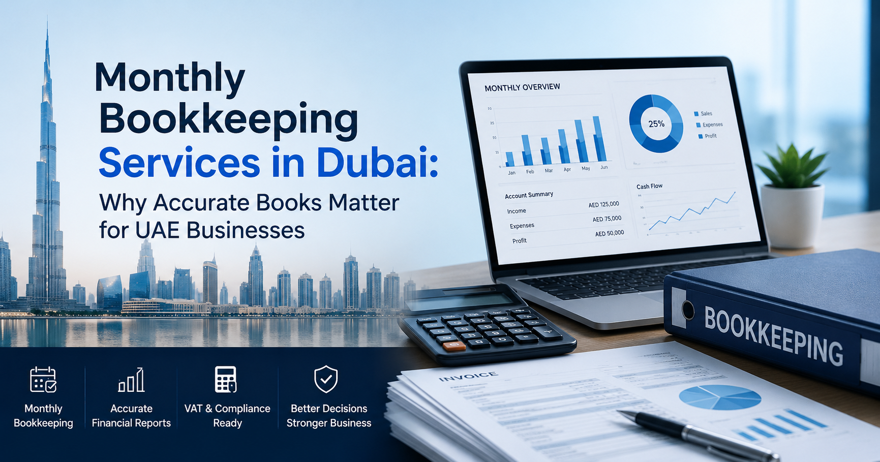 Dubai Bookkeeping Services Banner