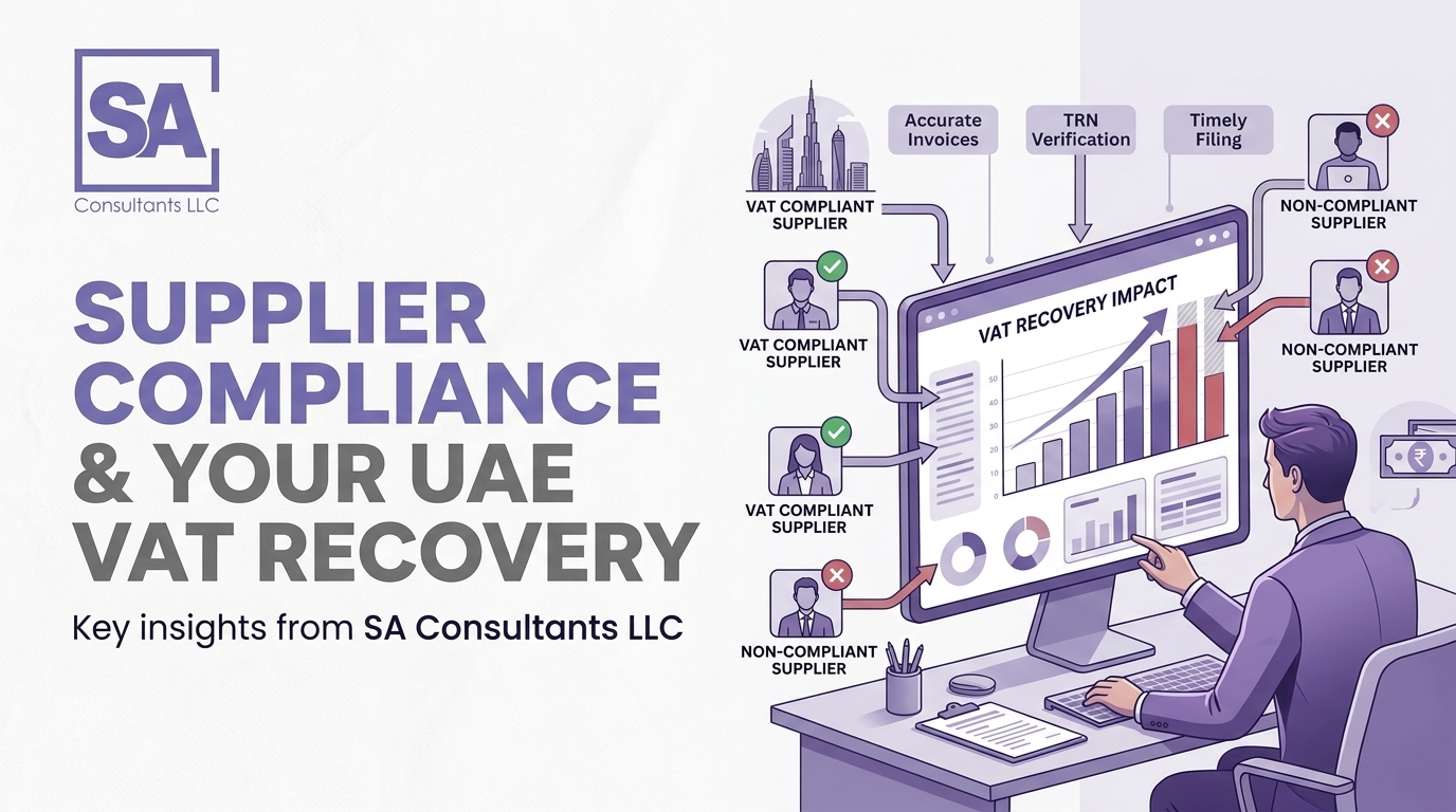 UAE VAT recovery and supplier VAT compliance