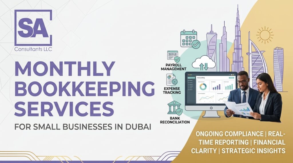 monthly bookkeeping services Dubai