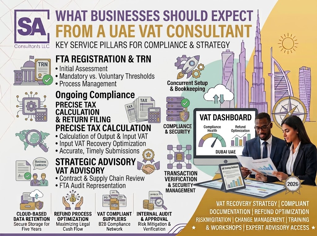 What Should a Business Expect From a VAT Consultant in the UAE?